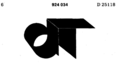 dT Logo (DPMA, 24.10.1970)