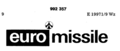 euro missile Logo (DPMA, 13.06.1978)