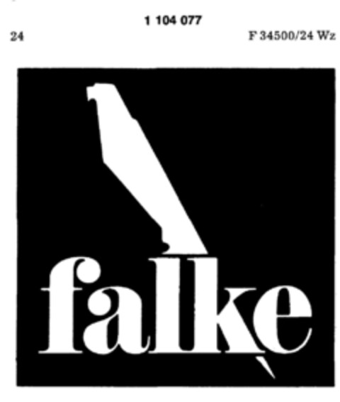 falke Logo (DPMA, 06/23/1986)