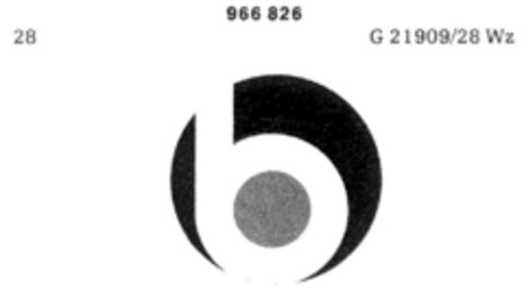 b Logo (DPMA, 20.10.1972)