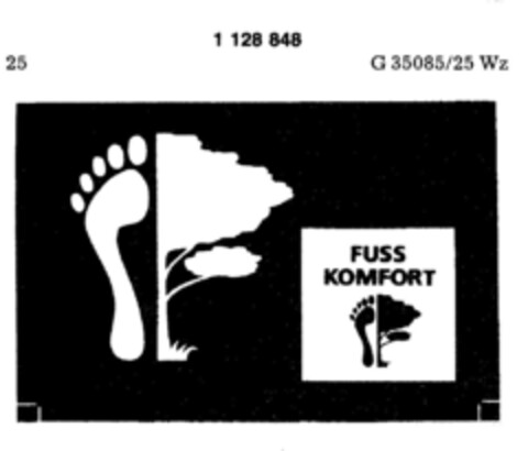 FUSS KOMFORT Logo (DPMA, 24.12.1987)