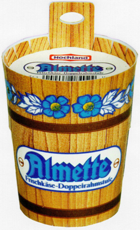 Hochland Almette Frischkäse-Doppelrahmstufe Logo (DPMA, 15.05.1987)