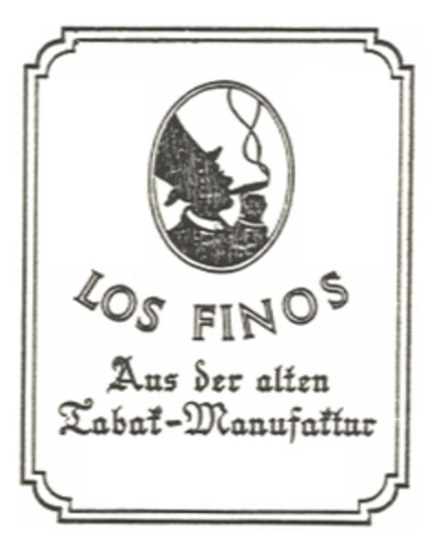 LOS FINOS Aus der alten Tabak-Manufaktur Logo (DPMA, 23.09.1981)