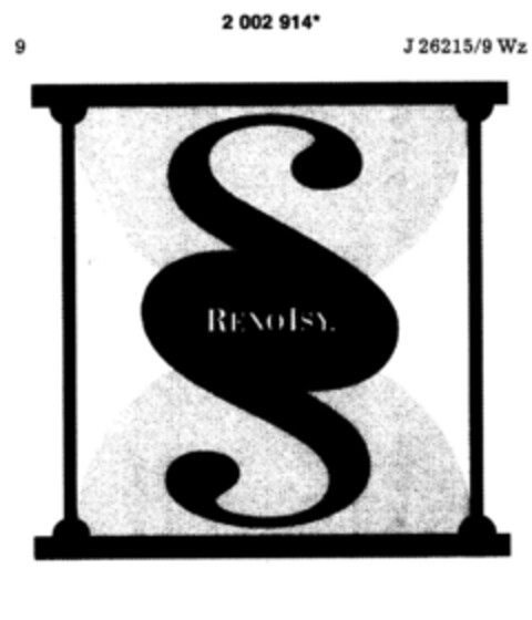 $ RENOISY. Logo (DPMA, 28.03.1991)