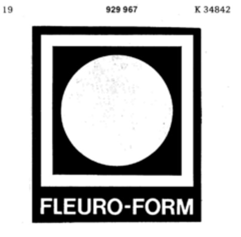 FLEURO-FORM Logo (DPMA, 03.03.1973)