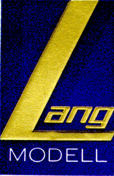 Lang MODELL Logo (DPMA, 07.07.1970)