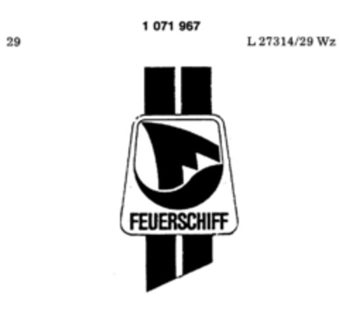 FEUERSCHIFF Logo (DPMA, 02.05.1984)