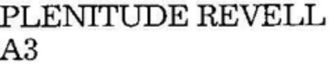 PLENITUDE REVELL A3 Logo (DPMA, 19.10.1994)