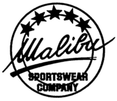 Malibu SPORTSWEAR COMPANY Logo (DPMA, 22.06.1991)