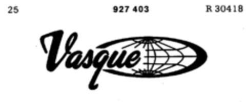 Vasque Logo (DPMA, 16.08.1973)