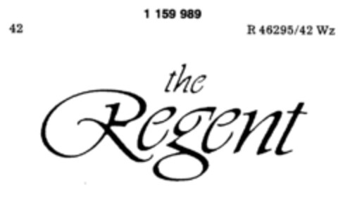 the Regent Logo (DPMA, 02.02.1988)