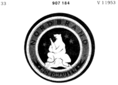 NORDBRAND NORDHAUSEN Logo (DPMA, 08/19/1968)