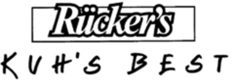 Rücker's KUH'S BEST Logo (DPMA, 29.08.1990)