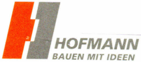 HOFMANN BAUEN MIT IDEEN Logo (DPMA, 02.02.2000)