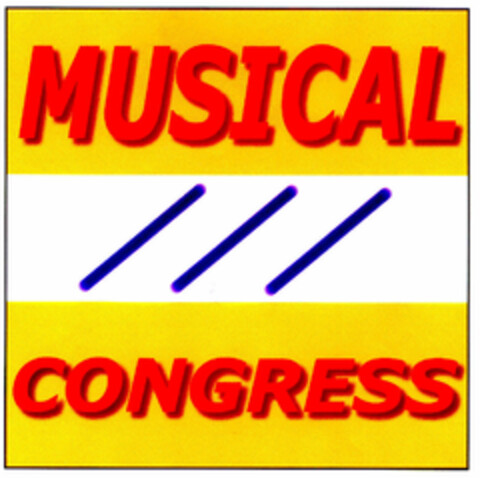 MUSICAL CONGRESS Logo (DPMA, 31.05.2000)