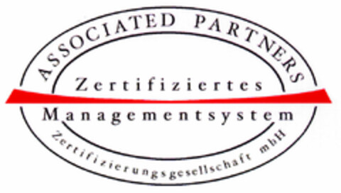 ASSOCIATED PARTNERS Zertifiziertes Managementsystem Logo (DPMA, 25.07.2000)