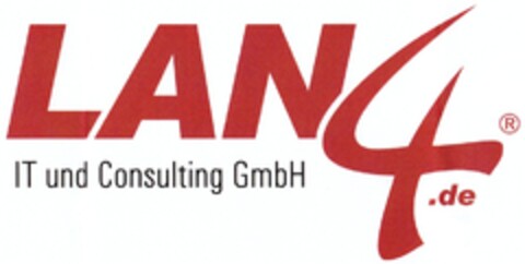 LAN 4.de IT und Consulting GmbH Logo (DPMA, 05/29/2008)