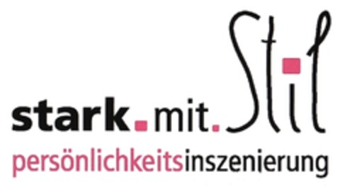 stark.mit.Stil persönlichkeitsinszenierung Logo (DPMA, 04/23/2009)