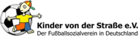 Kinder von der Straße e.V. Der Fußballsozialverein in Deutschland Logo (DPMA, 05/22/2014)