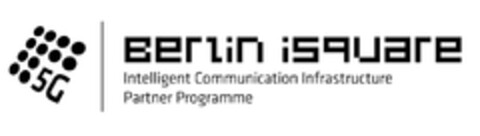 Berlin iSquare Intelligent Communication Infrastructure Partner Programme Logo (DPMA, 29.11.2016)