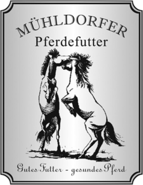 Mühldorfer Pferdefutter gutes Futter-gesundes Pferd Logo (DPMA, 06/28/2016)