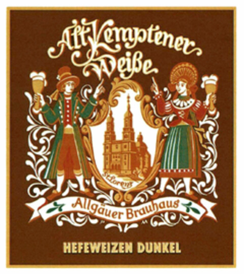 Alt Kemptener Weiße HEFEWEIZEN DUNKEL Logo (DPMA, 16.05.2019)