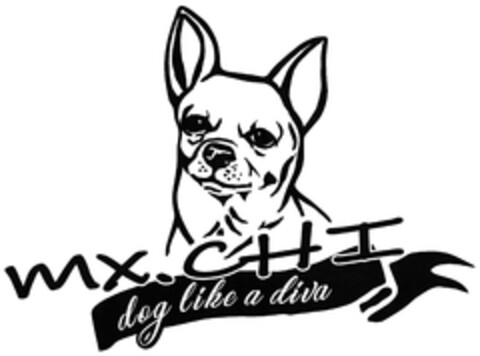 mx.CHI dog like a diva Logo (DPMA, 30.01.2020)