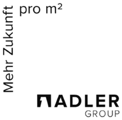 ADLER GROUP Mehr Zukunft pro m² Logo (DPMA, 13.11.2020)