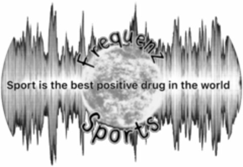 Frequenz Sports Sport ist the best positive drug in the world Logo (DPMA, 08/07/2020)