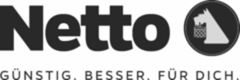 Netto GÜNSTIG. BESSER. FÜR DICH. Logo (DPMA, 10/04/2021)