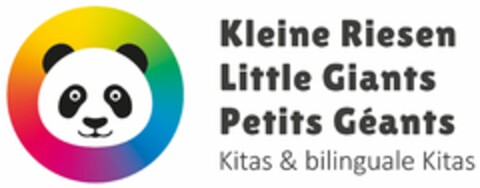 Kleine Riesen Little Giants Petits Géants Kitas & bilinguale Kitas Logo (DPMA, 10/31/2022)