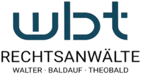 wbt RECHTSANWÄLTE WALTER · BALDAUF · THEOBALD Logo (DPMA, 29.04.2024)