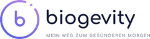 b biogevity MEIN WEG ZUM GESÜNDEREN MORGEN Logo (DPMA, 25.04.2024)
