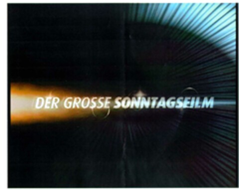 DER GROSSE SONNTAGSFILM Logo (DPMA, 02.04.2003)