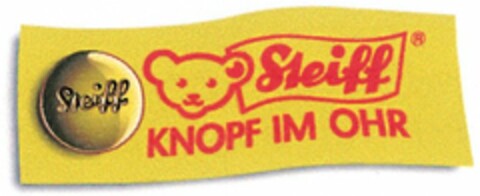 Steiff KNOPF IM OHR Logo (DPMA, 16.08.2005)