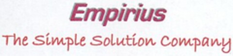 Empirus The Simple Solution Company Logo (DPMA, 04/03/2006)
