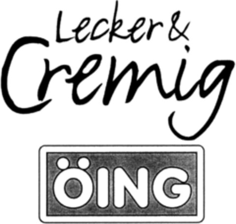 Lecker & Cremig ÖING Logo (DPMA, 02/25/1995)