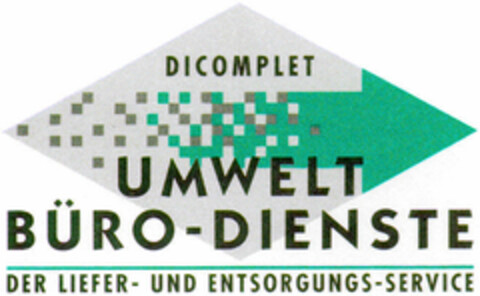 UMWELT BÜRO-DIENSTE Logo (DPMA, 06.07.1995)