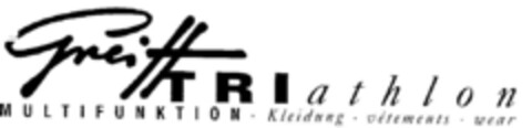 Greiff TRIathlon Logo (DPMA, 11/10/1997)