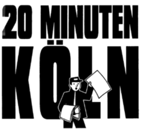 20 MINUTEN KÖLN Logo (DPMA, 17.08.1999)