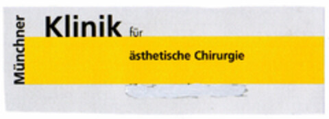 Münchner Klinik für ästhetische Chirurgie Logo (DPMA, 16.12.1999)