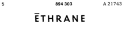ETHRANE Logo (DPMA, 15.09.1970)