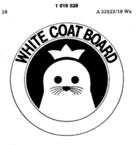 WHITE COAT BOARD Logo (DPMA, 30.06.1980)