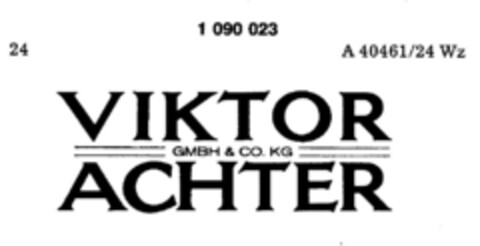 VIKTOR ACHTER GMBH & CO.KG Logo (DPMA, 02.10.1985)