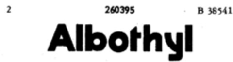 Albothyl Logo (DPMA, 12.07.1920)