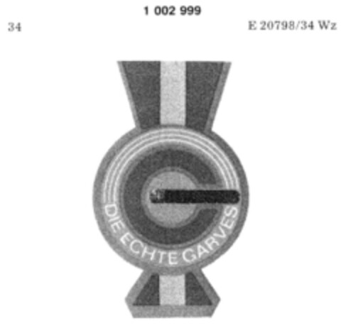 DIE ECHTE GARVES Logo (DPMA, 03.05.1979)