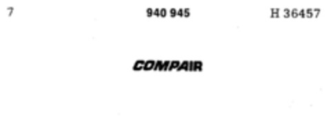 COMPAIR Logo (DPMA, 01.02.1972)