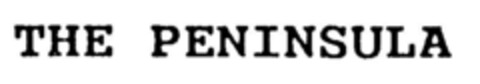 THE PENINSULA Logo (DPMA, 02/08/1989)