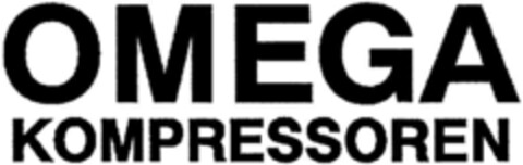 OMEGA KOMPRESSOREN Logo (DPMA, 11/14/1992)