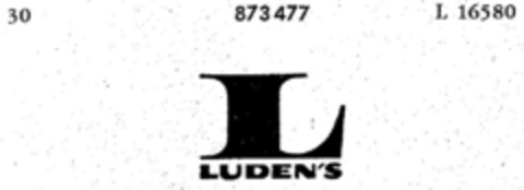 L LUDEN`S Logo (DPMA, 18.09.1969)